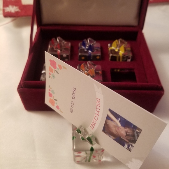 Godinger Silver Art present place card name holder - Picture 3 of 8